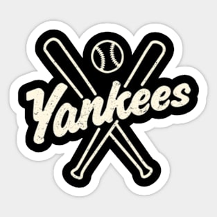 Yankees 1 By Buck Sticker